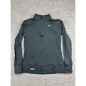 Under Armour Pullover Womens Large Base 2.0 Quarter Zip Thermal Long Sleeve